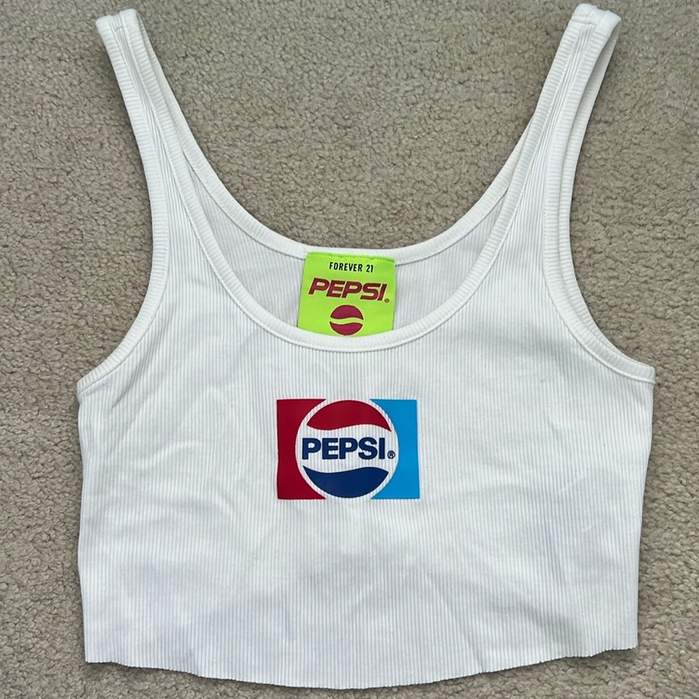 Forever 21 Pepsi tank top size medium